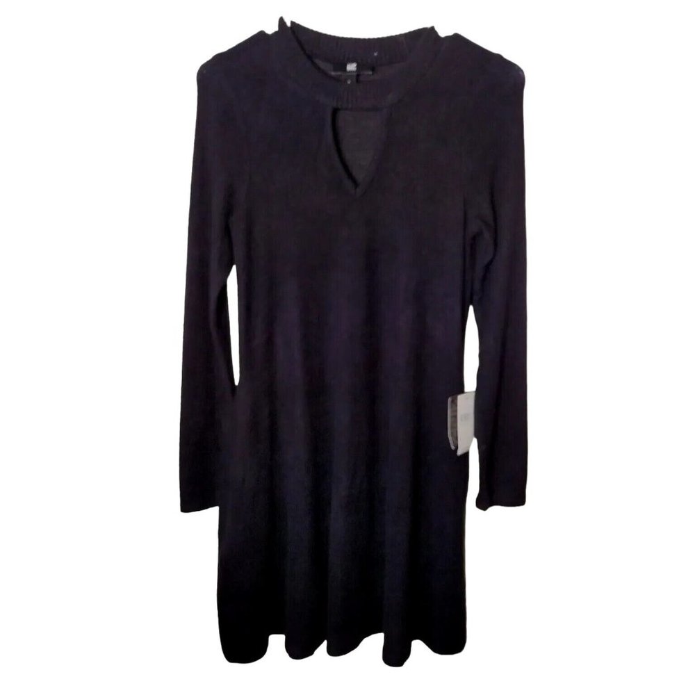IZ Byer Dress Small Mini Pockets Fleece Soft